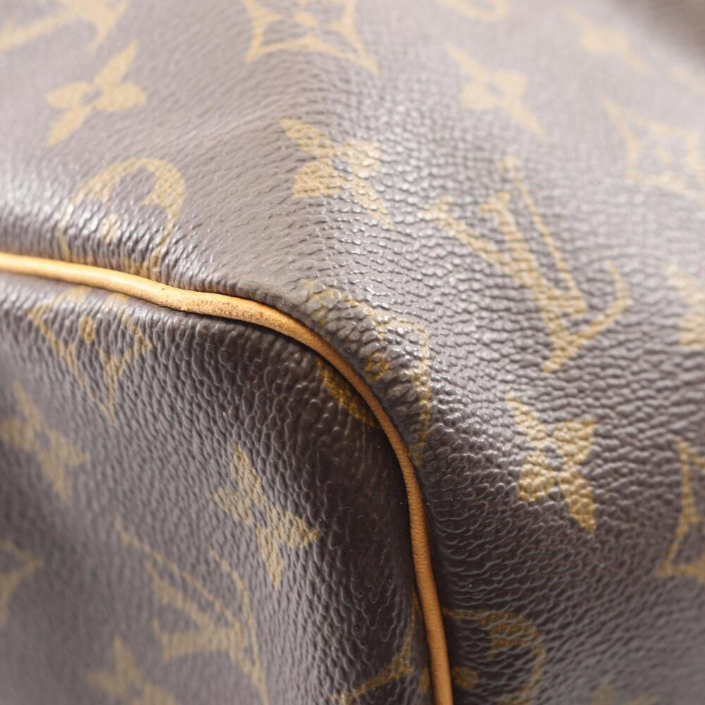 Louis Vuitton Leather Bag Boston Monogram Canvas Keepall Brown - Picture 8 of 9